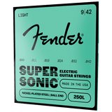 Fender Super 250's Nickel-Plated Steel Electric Guitar Strings – 250L – 9-42