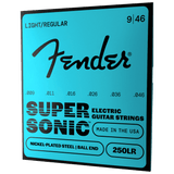 Fender Super 250's Nickel-Plated Steel Electric Guitar Strings – 250LR – 9-46