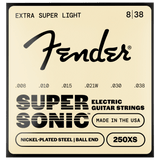 Fender Super 250's Nickel-Plated Steel Electric Guitar Strings – 250XS – 8-38