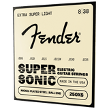 Fender Super 250's Nickel-Plated Steel Electric Guitar Strings – 250XS – 8-38