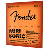 Fender 60CL Custom Light Phosphor Bronze Acoustic Guitar Strings – 11-52