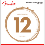 Fender 60L Light Phosphor Bronze Acoustic Guitar Strings – 12-53