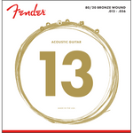 Fender 70M Medium 80/20 Bronze Acoustic Guitar Strings – 13-56