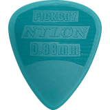 Pickboy Classic Nylon Guitar Picks - Turquoise, 10-pack - PB-CNP