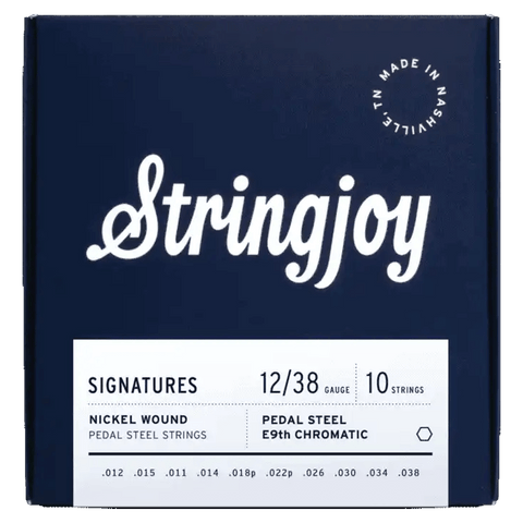 Stringjoy Signatures Pedal Steel E9th (12-38) Nickel Wound Strings