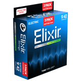 Elixir OPTIWEB 3-Pack Nickel-Plated Steel Electric Strings - Super Light 16571 (19002)