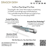 DR Strings DEQ-10 Dragon Skin+ Quantum Nickel Electric Guitar - Medium - 10-46