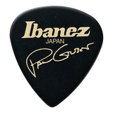 Ibanez Paul Gilbert Celluloid Guitar Picks, 6-Pack, Black, 1.0mm – B1000PGBK