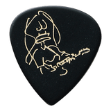 Ibanez Paul Gilbert Celluloid Guitar Picks, 6-Pack, Black, 1.0mm – B1000PGBK