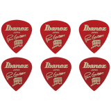 Ibanez Paul Gilbert PVC Guitar Picks, 6-Pack, Candy Apple, 1.0mm – B1000PGCA