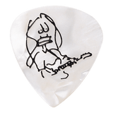 Ibanez Paul Gilbert Celluloid Guitar Picks, 6-Pack, Pearl White, 1.0mm – B1000PGPW