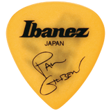 Ibanez Paul Gilbert Polyacetal Guitar Picks, 6-Pack, Yellow, 1.0mm – B1000PGYE