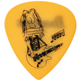 Ibanez Paul Gilbert Polyacetal Guitar Picks, 6-Pack, Yellow, 1.0mm – B1000PGYE