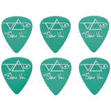 Ibanez Steve Vai Polyacetal Guitar Picks, 6-Pack, Green, 1.0mm – B1000SVGR