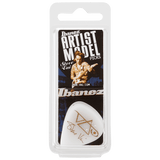Ibanez Steve Vai Polyacetal Guitar Picks, 6-Pack, White w/Grip, 1.0mm – B1000SVRWH