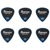 Ibanez Grip Wizard Guitar Picks, Sand Grip, Polyacetal, 6-Pack – Dark Blue