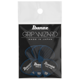 Ibanez Grip Wizard Guitar Picks, Sand Grip, Polyacetal, 6-Pack – Dark Blue