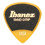 Ibanez Grip Wizard Guitar Picks, Sand Grip, Polyacetal, 6-Pack – Yellow