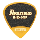Ibanez Grip Wizard Guitar Picks, Sand Grip, Polyacetal, 6-Pack – Yellow