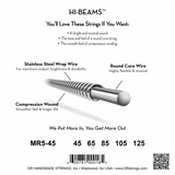 DR Strings Hi-Beam MR5-45 Medium 5-String Stainless 45-125