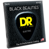 DR Strings Black Beauties BKB-45 Medium Bass Strings 45-105