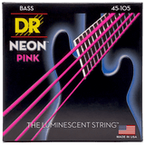DR Strings HI-DEF NEON Pink Medium 4-String 45-105 – NPB-45