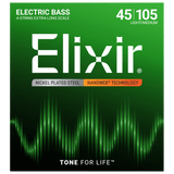 Elixir NANOWEB Nickel Bass — 14087 Extra Long Scale Light/Medium .045-.105