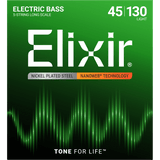 Elixir NANOWEB Nickel Bass — 5-String 14202 Light .045-.130