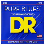 DR Strings PBVW-40 PURE BLUES™ Quantum Nickel™ Bass Extra Light 40-95