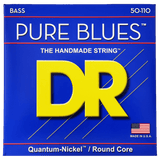 DR Strings PB-50 PURE BLUES™ Quantum Nickel™ Bass Heavy 50-110