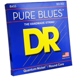 DR Strings PB-50 PURE BLUES™ Quantum Nickel™ Bass Heavy 50-110