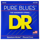 DR Strings PB5-45 PURE BLUES™ Quantum Nickel™ 5-String Bass Medium 45-125