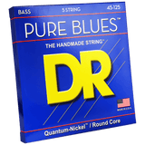 DR Strings PB5-45 PURE BLUES™ Quantum Nickel™ 5-String Bass Medium 45-125