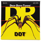 DR Strings DDT-45 DDT™ Drop Down Tuning Bass Medium 45-105