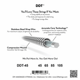 DR Strings DDT-45 DDT™ Drop Down Tuning Bass Medium 45-105