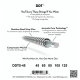 DR Strings DDT5-45 DDT™ Drop Down Tuning 5-String Bass Medium 45-125
