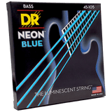 DR Strings HI-DEF NEON Blue Medium 4-String 45-105 – NBB-45