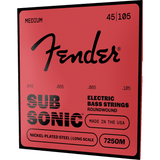 Fender Super 7250M Bass Strings, Nickel Plated Steel, Long Scale – 45-105