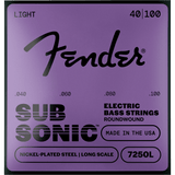 Fender Super 7250L Bass Strings, Nickel Plated Steel, Long Scale – 40-100