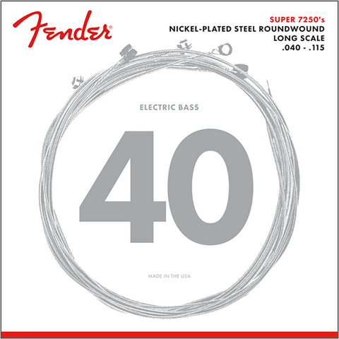 Fender Super 7250-5L Light Bass 5-String, Nickel Plated Steel, Long Scale – 40-115
