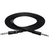 Hosa Balanced Interconnect, 1/4 in TRS to Same, 10 ft – CSS-110