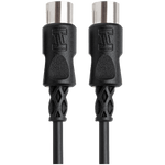 Hosa MIDI Cable, 5-pin DIN to Same, 5 ft – MID-305BK