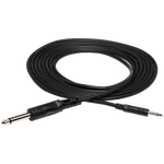 Hosa Mono Interconnect, 3.5 mm TS to 1/4 in TS, 5 ft – CMP-305