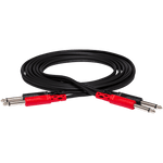 Hosa Stereo Interconnect, Dual 1/4in TS to Same, 2m – CPP-202