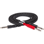 Hosa Insert Cable, 1/4in TRS to Dual 1/4in TS, 3m – STP-203