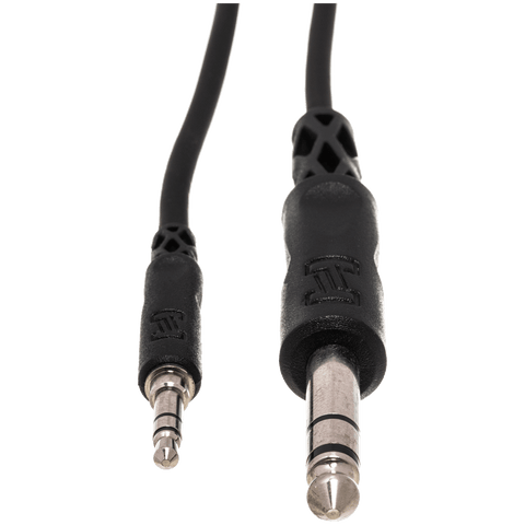 Hosa Stereo Interconnect, 3.5mm TRS to 1/4in TRS, 5ft – CMS-105