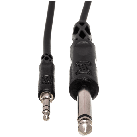 Hosa Mono Interconnect, 1/4in TS to 3.5mm TRS, 5ft – CMP-105