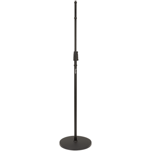 Fender Round Base Microphone Stand with Removable Pick and Slide Holder