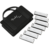 Fender Blues Deluxe Harmonica, Pack of 7, with Case