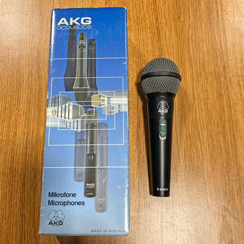AKG D 8000 S Dynamic Microphone, Supercardioid - USED